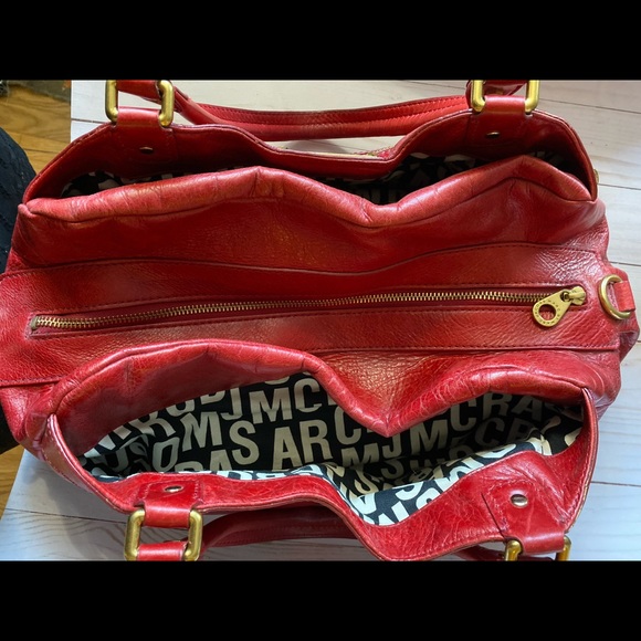 Marc By Marc Jacob Large Red Satchel - Picture 6 of 10